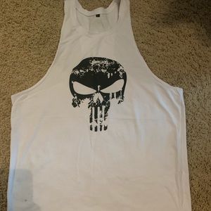 Punisher size large tank top